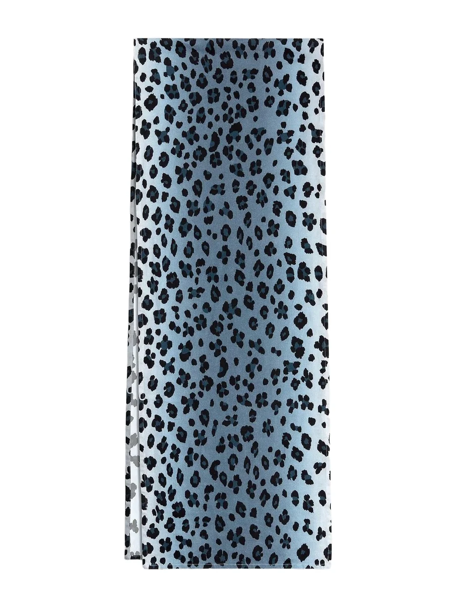 L'Objet Leopard Linen Sateen Table Runner