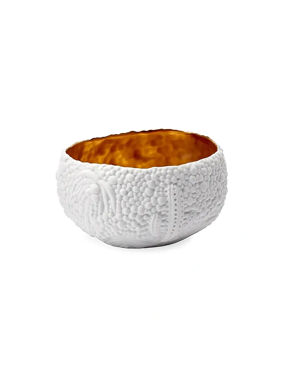 L'Objet Haas Mojave 24K Gold & Porcelain Dessert Bowl | Thumbnail 2