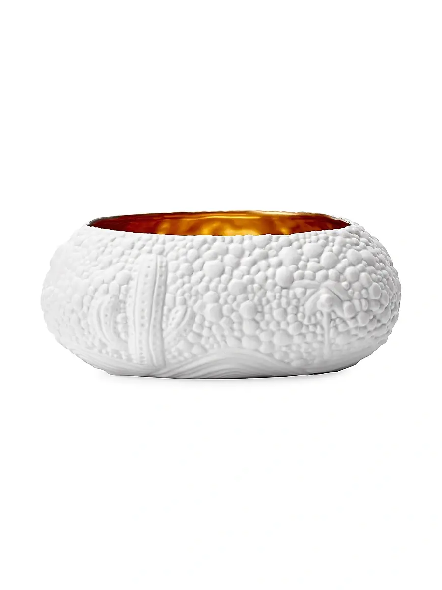 L'Objet Haas Mojave 24K Gold & Porcelain Dessert Bowl | Thumbnail 6