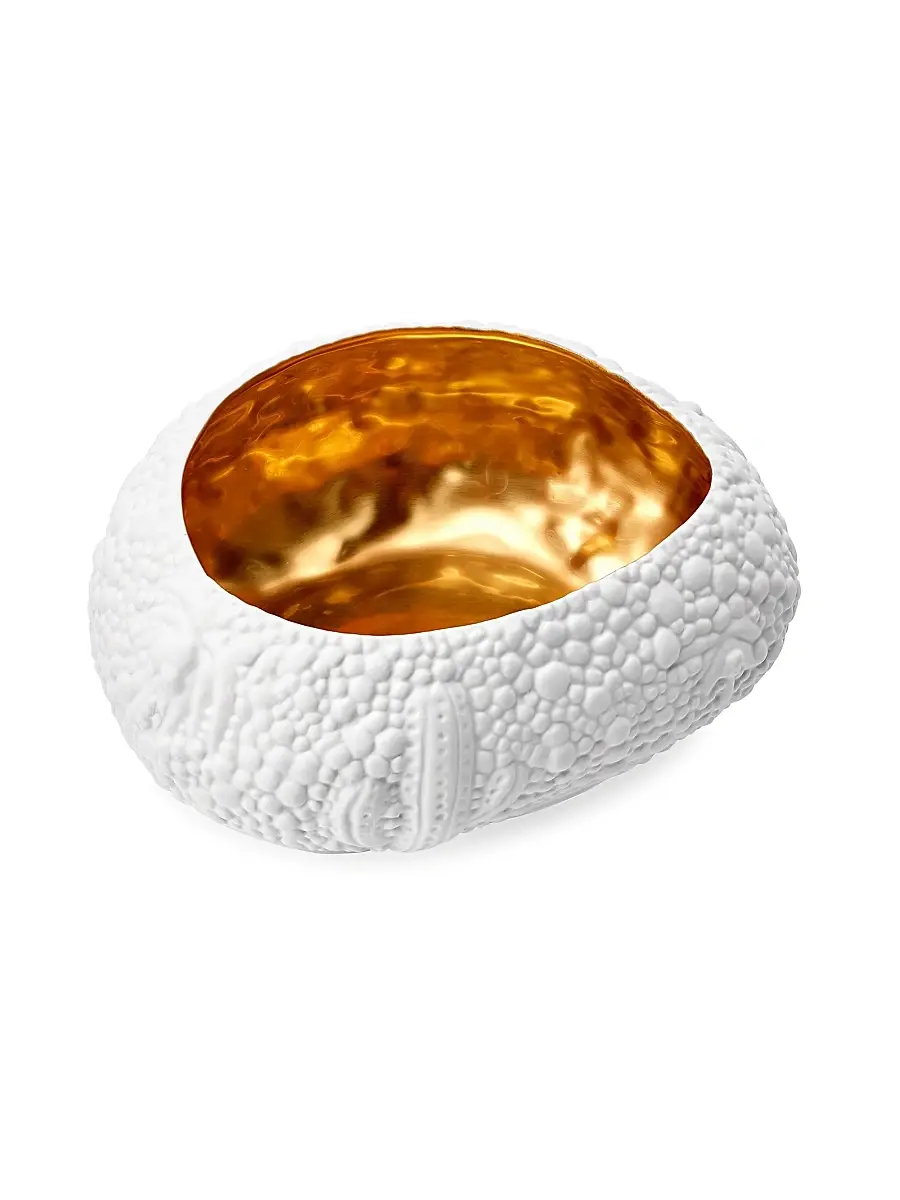 L'Objet Haas Mojave 24K Gold & Porcelain Dessert Bowl | Thumbnail 7