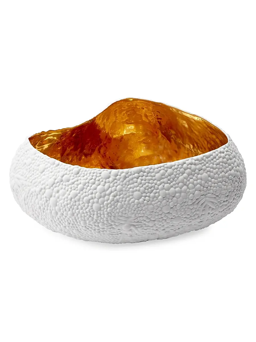 L'Objet Haas Mojave 24K Gold & Porcelain Dessert Bowl | Thumbnail 8