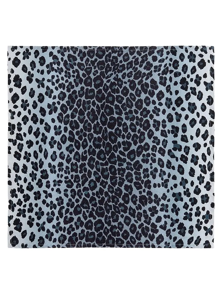 L'Objet 4-Piece Leopard Linen Sateen Napkin Set | Image 1 L'Objet 4-Piece Leopard Linen Sateen Napkin Set | Image 1