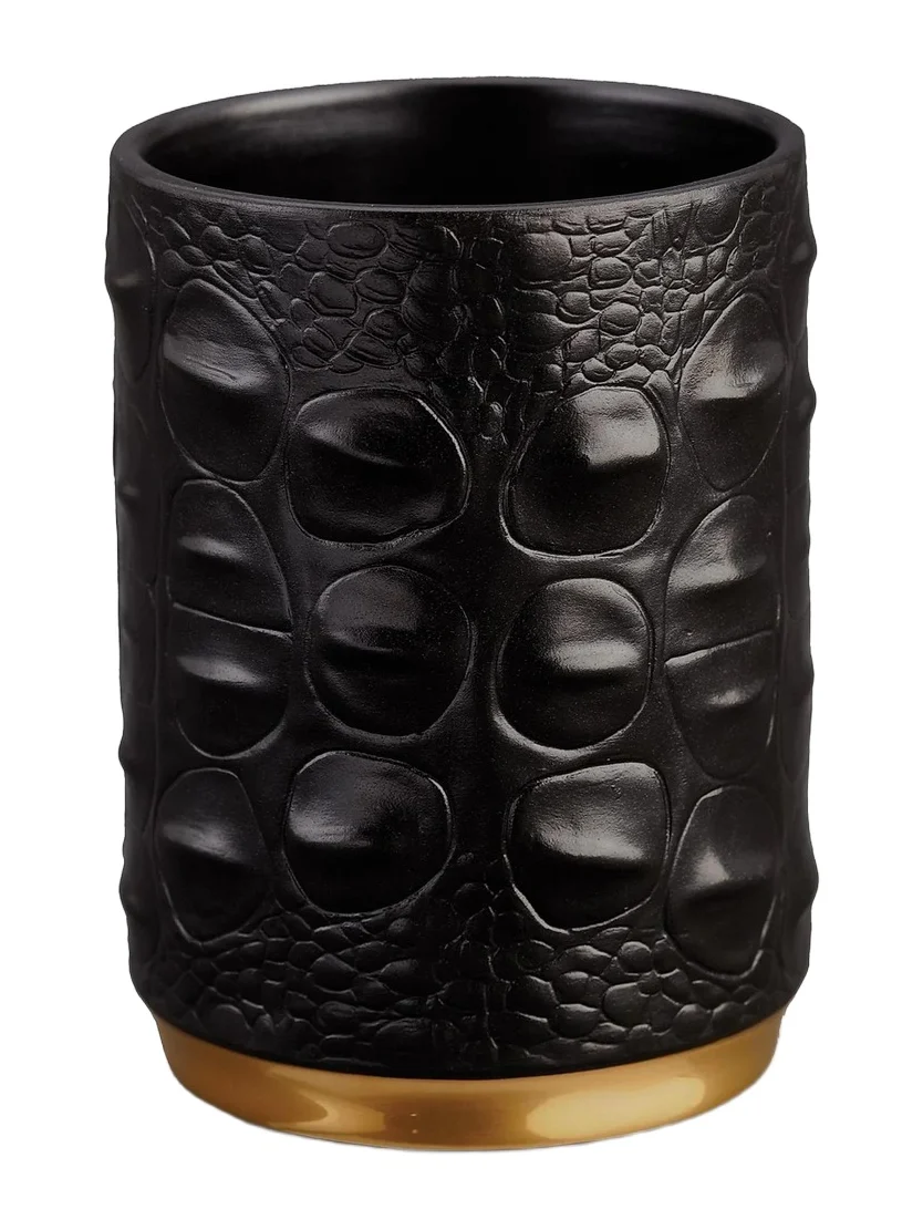 L'Objet Crocodile Porcelain Pencil Cup