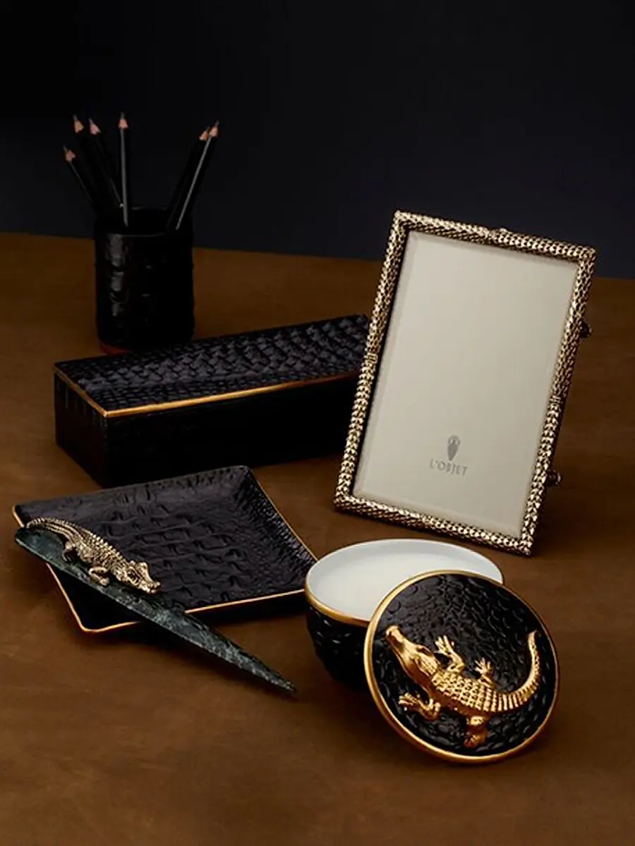 L'Objet Crocodile Porcelain Box | Thumbnail 2 L'Objet Crocodile Porcelain Box | Thumbnail 2