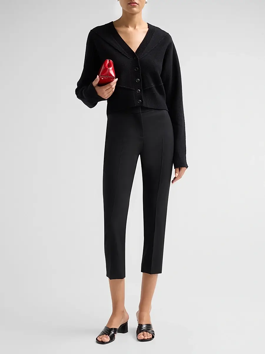 Jason Wu Collection Women's Sculptural Merino Wool Cardigan | Thumbnail 2