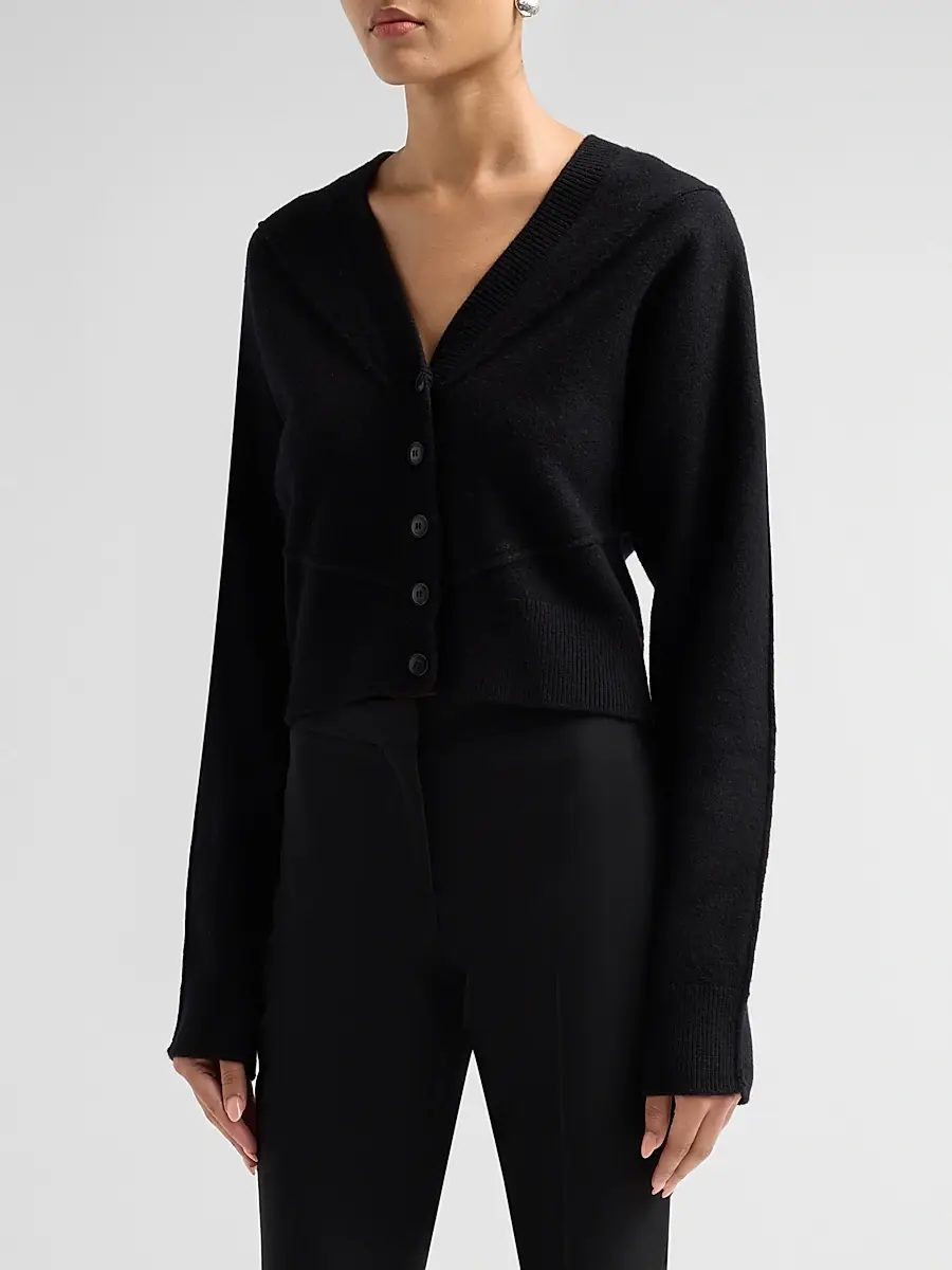 Jason Wu Collection Women's Sculptural Merino Wool Cardigan | Thumbnail 4