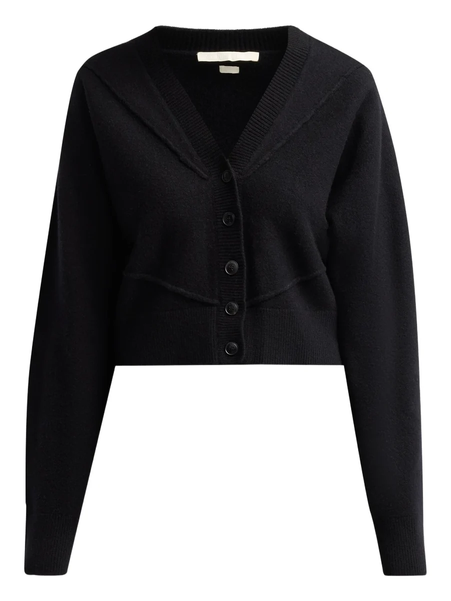 Women's Sculptural Merino Wool Cardigan Women's Sculptural Merino Wool Cardigan