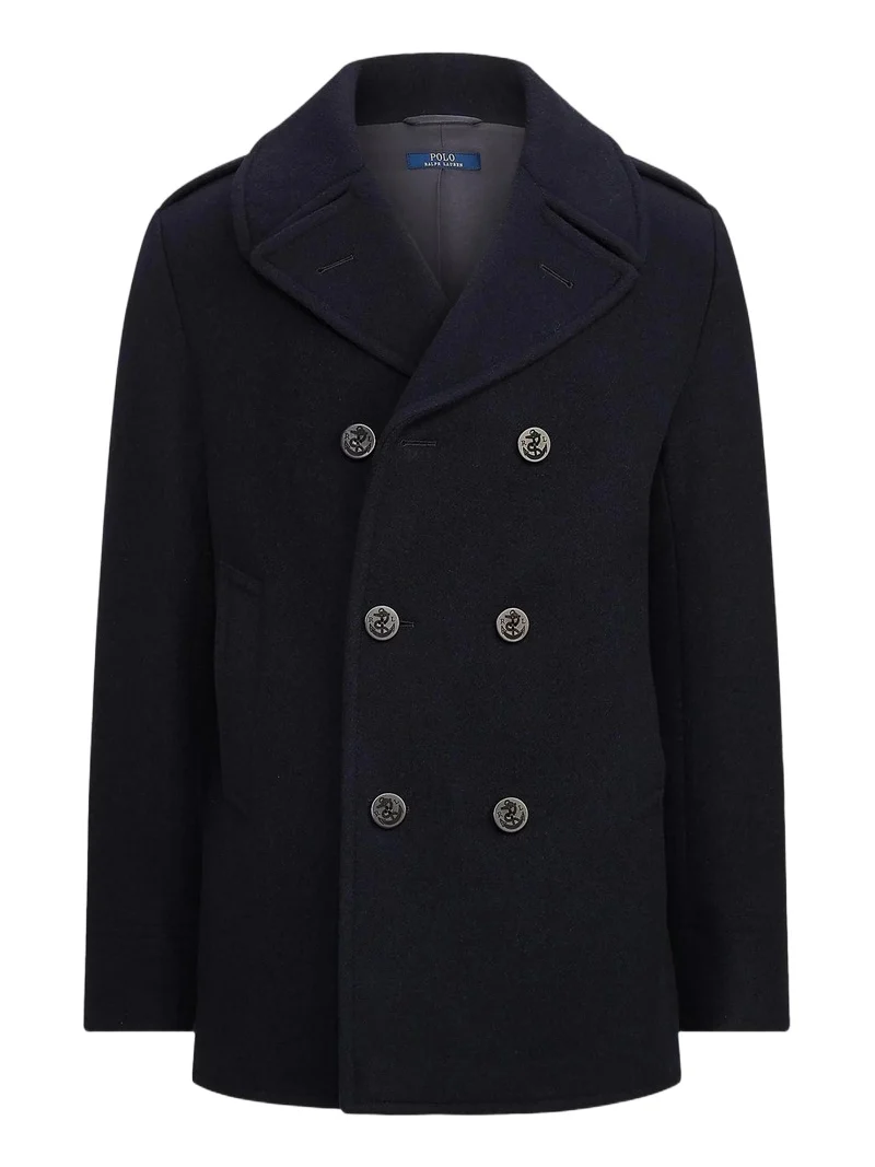 Polo Ralph Lauren Men's Wool-Blend Melton Peacoat