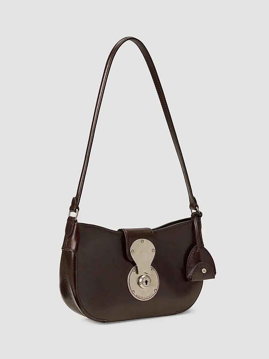 Ralph Lauren Collection Women's Ricky Small Leather Shoulder Bag | Thumbnail 4 Ralph Lauren Collection Women's Ricky Small Leather Shoulder Bag | Thumbnail 4