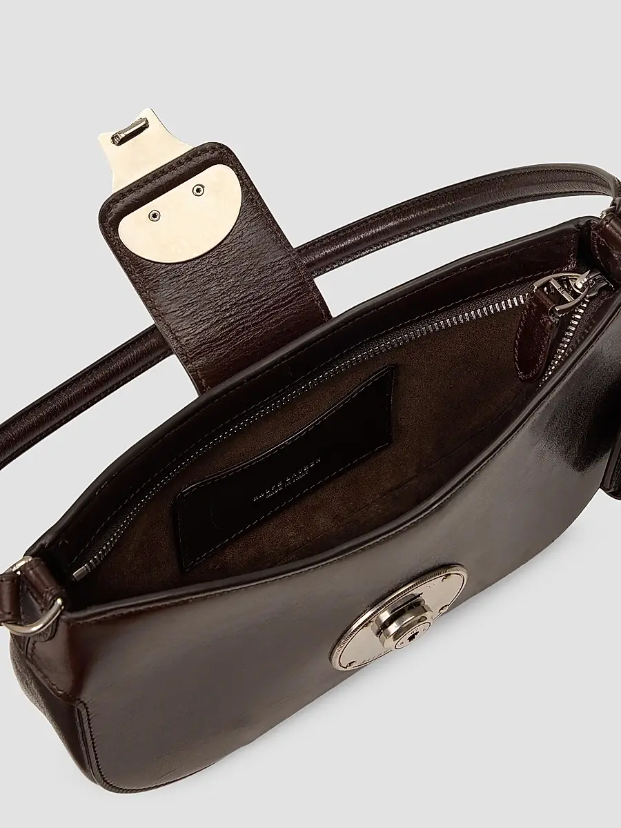Ralph Lauren Collection Women's Ricky Small Leather Shoulder Bag | Thumbnail 5 Ralph Lauren Collection Women's Ricky Small Leather Shoulder Bag | Thumbnail 5