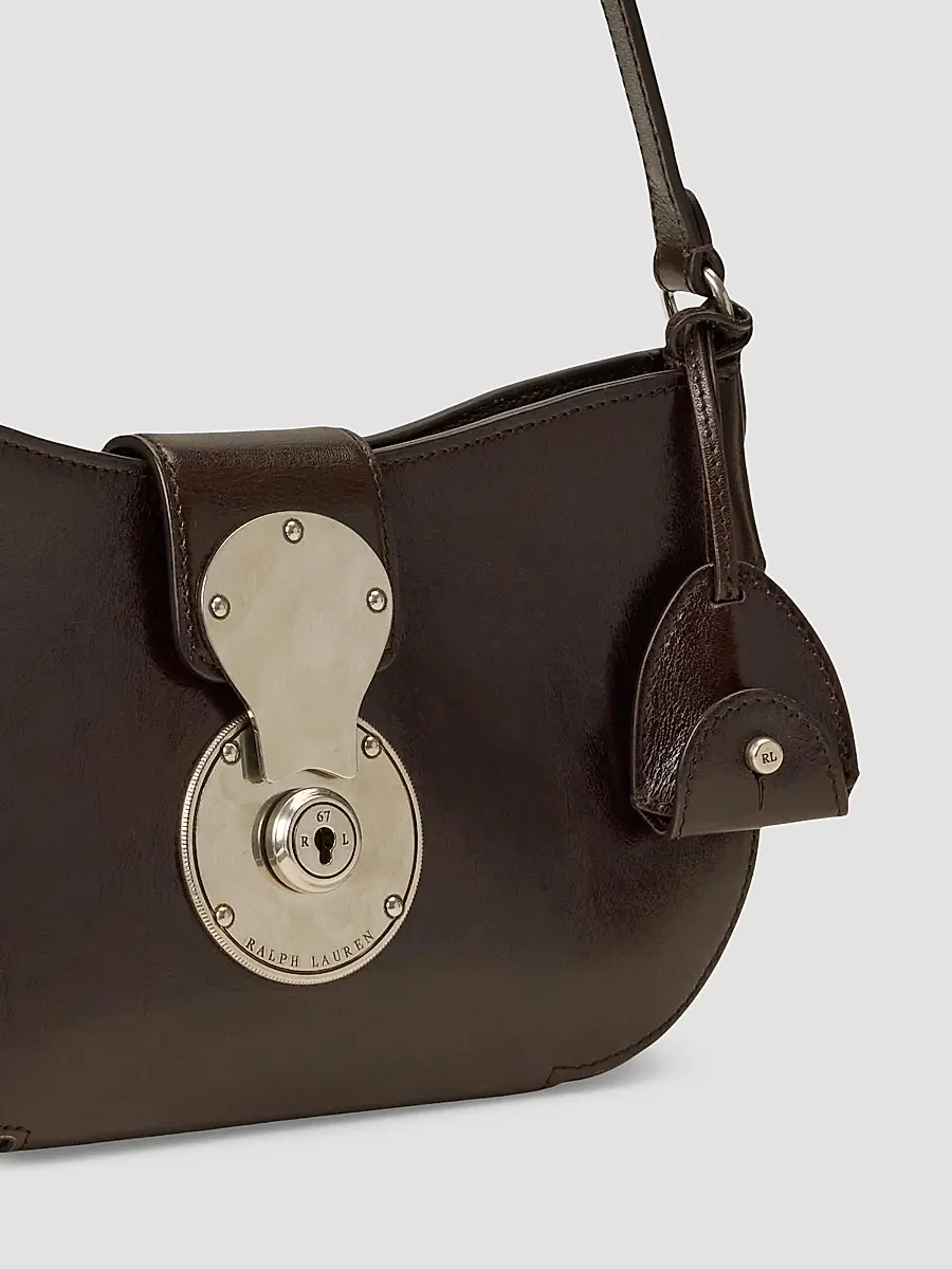 Ralph Lauren Collection Women's Ricky Small Leather Shoulder Bag | Thumbnail 6 Ralph Lauren Collection Women's Ricky Small Leather Shoulder Bag | Thumbnail 6
