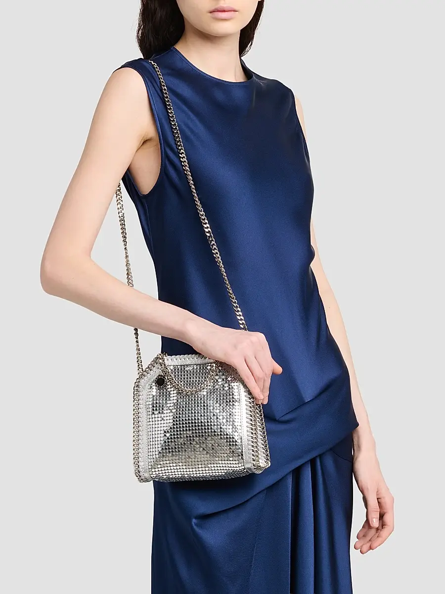 Stella McCartney Women's Falabella Tiny Chain Mail Bag | Thumbnail 2