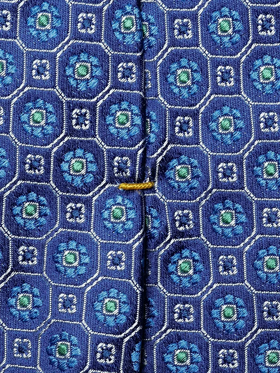 Eton Men's Floral Woven Silk Tie | Thumbnail 3 Eton Men's Floral Woven Silk Tie | Thumbnail 3