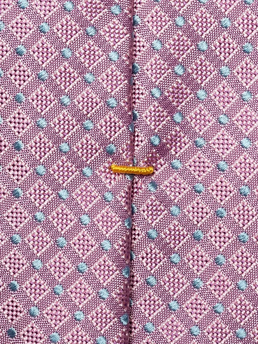 Eton Men's Geometric Diamond Silk Tie | Thumbnail 3 Eton Men's Geometric Diamond Silk Tie | Thumbnail 3