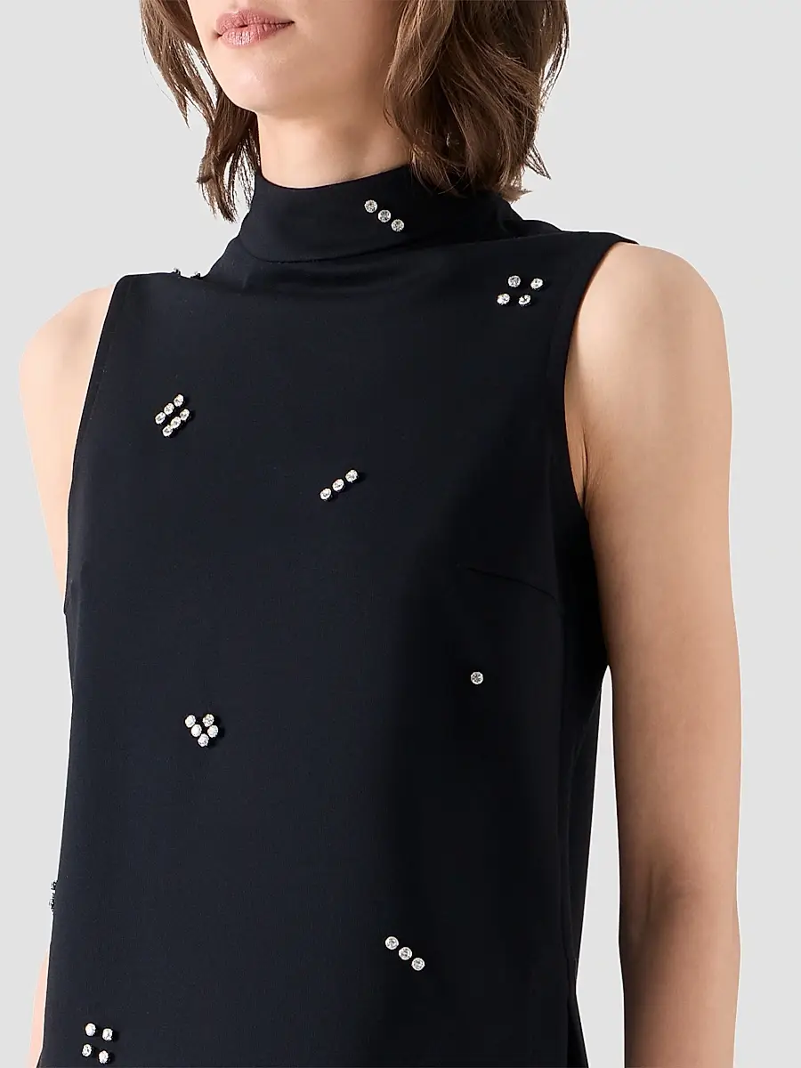 Akris punto Women's Diamond Dice Dot Blouse | Thumbnail 5 Akris punto Women's Diamond Dice Dot Blouse | Thumbnail 5