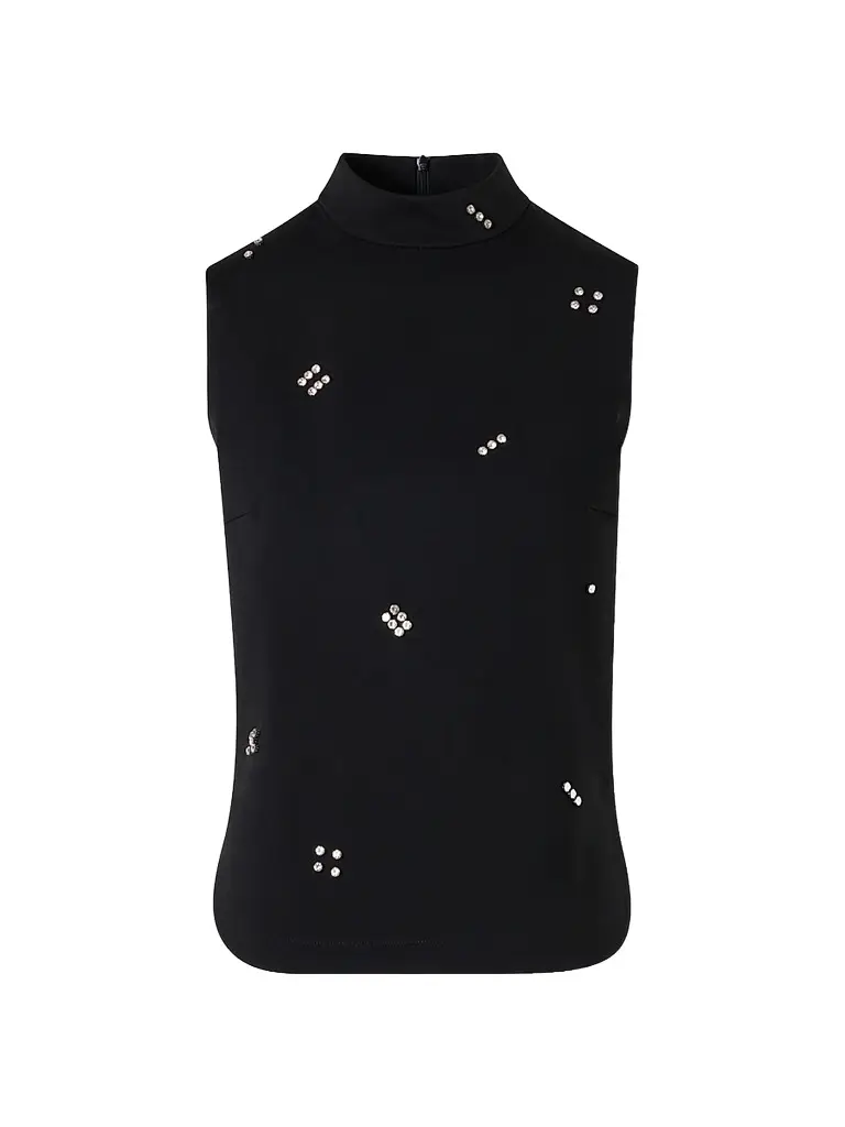 Akris punto Women's Diamond Dice Dot Blouse