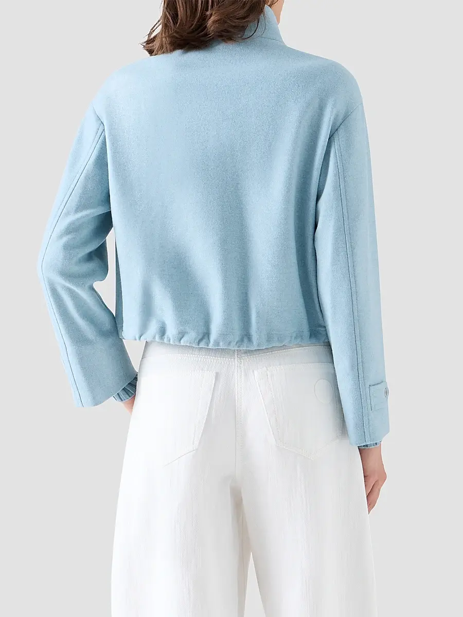 Akris punto Women's Wool-Blend Blouson Jacket | Thumbnail 3 Akris punto Women's Wool-Blend Blouson Jacket | Thumbnail 3