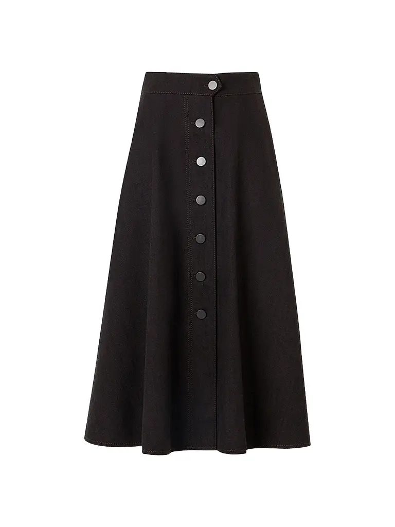 Women's Denim Midi Skirt Women's Denim Midi Skirt