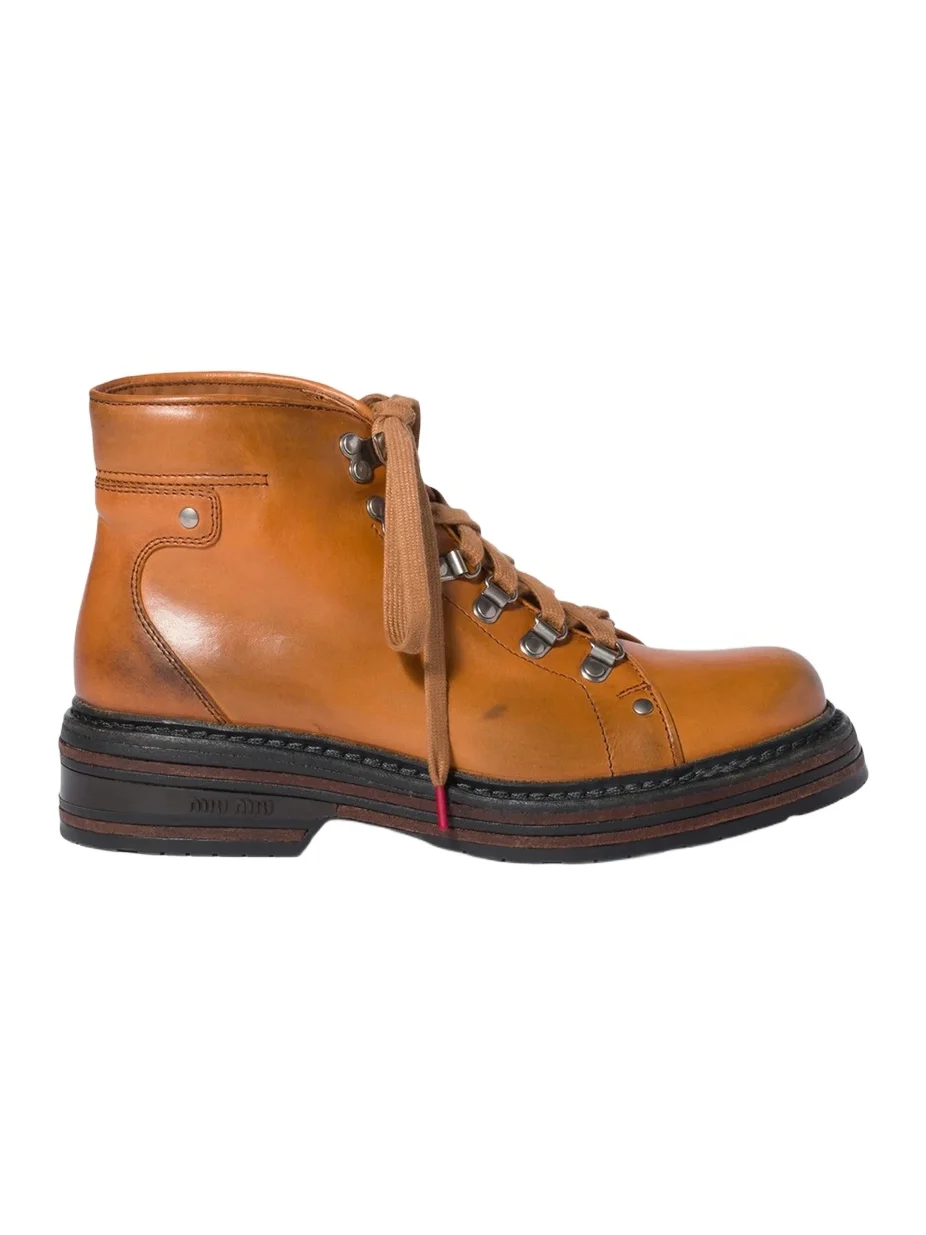 Miu Miu Women's Leather Booties