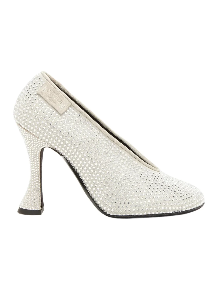 MOSCHINO Women's 100MM Leather Duck Pumps