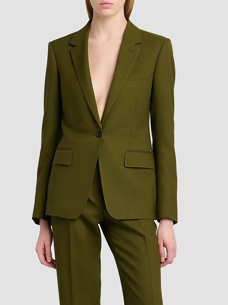 Tom Ford Women's Wool-Cashmere Single-Breasted Sport Jacket | Thumbnail 3 Tom Ford Women's Wool-Cashmere Single-Breasted Sport Jacket | Thumbnail 3