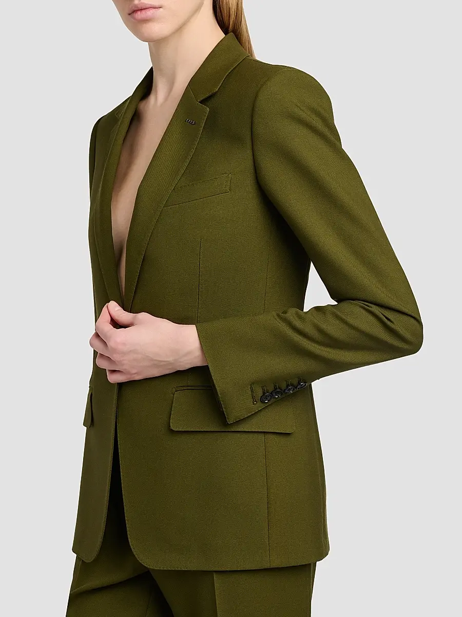 Tom Ford Women's Wool-Cashmere Single-Breasted Sport Jacket | Thumbnail 6 Tom Ford Women's Wool-Cashmere Single-Breasted Sport Jacket | Thumbnail 6