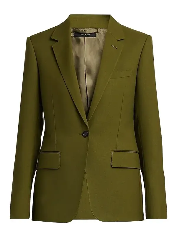 Women's Wool-Cashmere Single-Breasted Sport Jacket Women's Wool-Cashmere Single-Breasted Sport Jacket