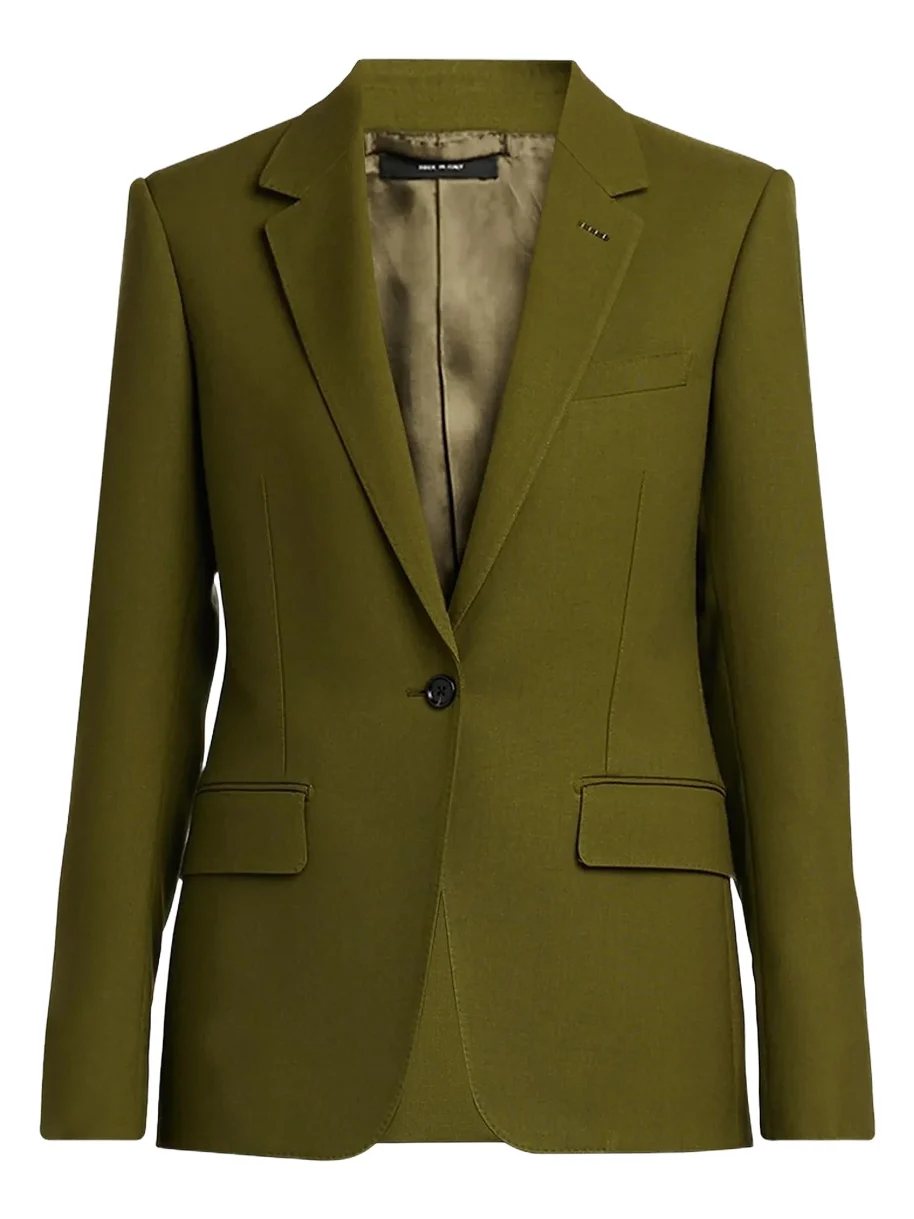 Women's Wool-Cashmere Single-Breasted Sport Jacket Women's Wool-Cashmere Single-Breasted Sport Jacket