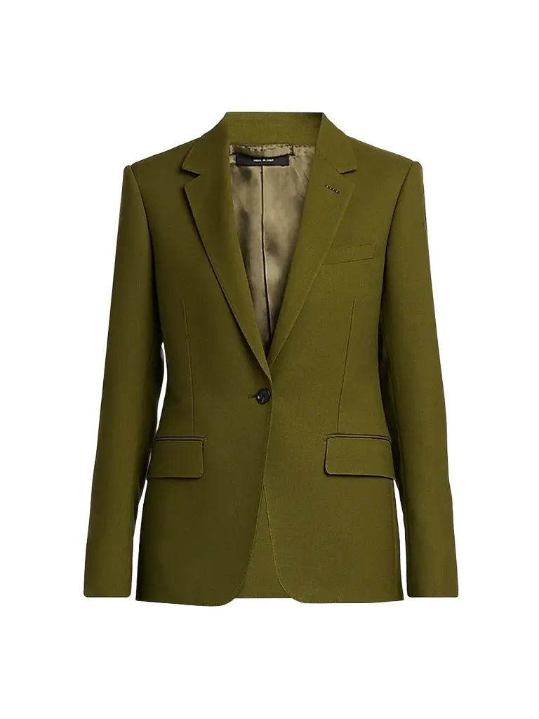Women's Wool-Cashmere Single-Breasted Sport Jacket