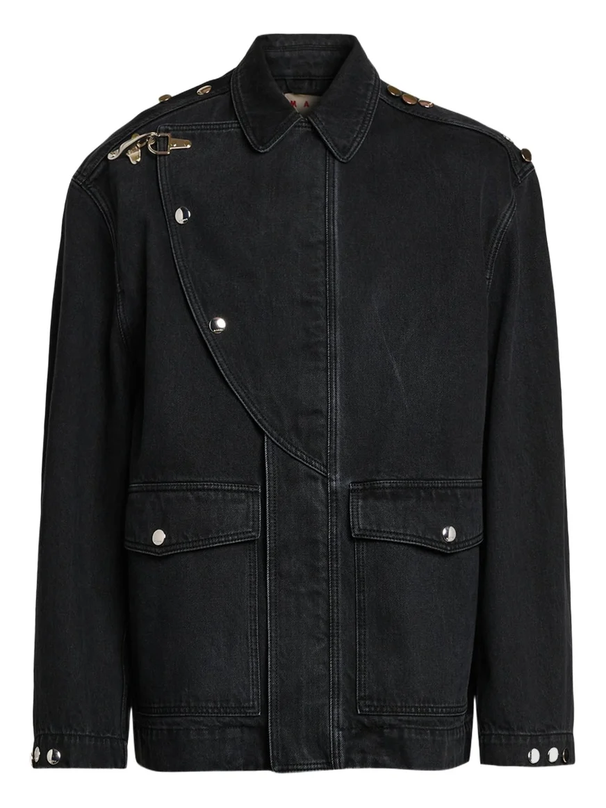Marni Men's Studded Cotton Denim Jacket