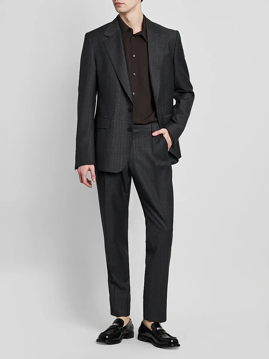 Dolce & Gabbana Men's Silk Georgette Shirt | Thumbnail 2 Dolce & Gabbana Men's Silk Georgette Shirt | Thumbnail 2
