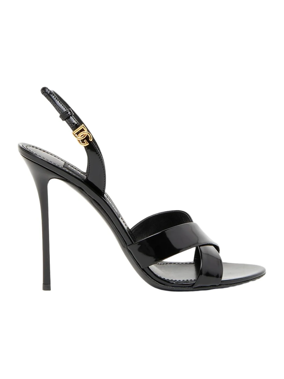 Dolce & Gabbana Women's 105MM Leather Slingback Sandals