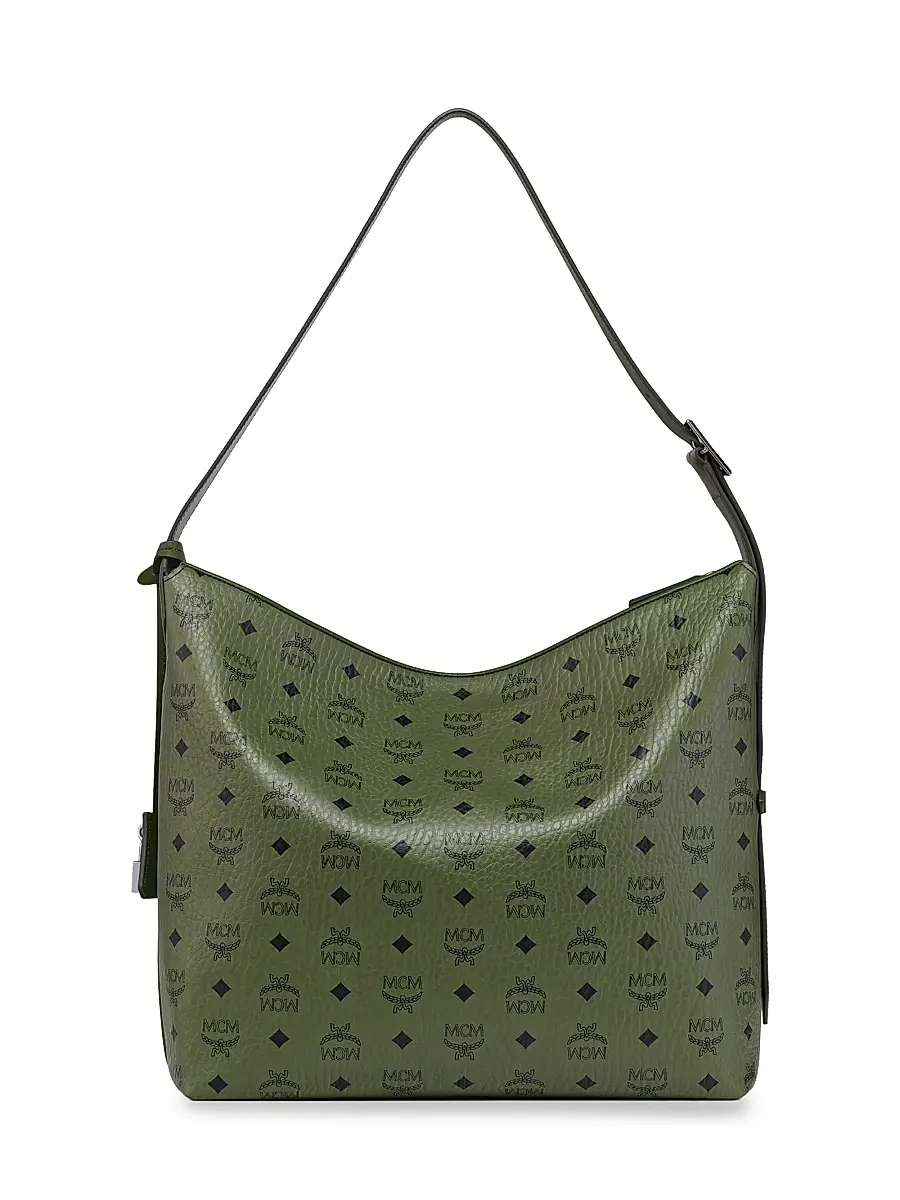 MCM Women's Large Aren Visetos Hobo Bag | Thumbnail 4 MCM Women's Large Aren Visetos Hobo Bag | Thumbnail 4
