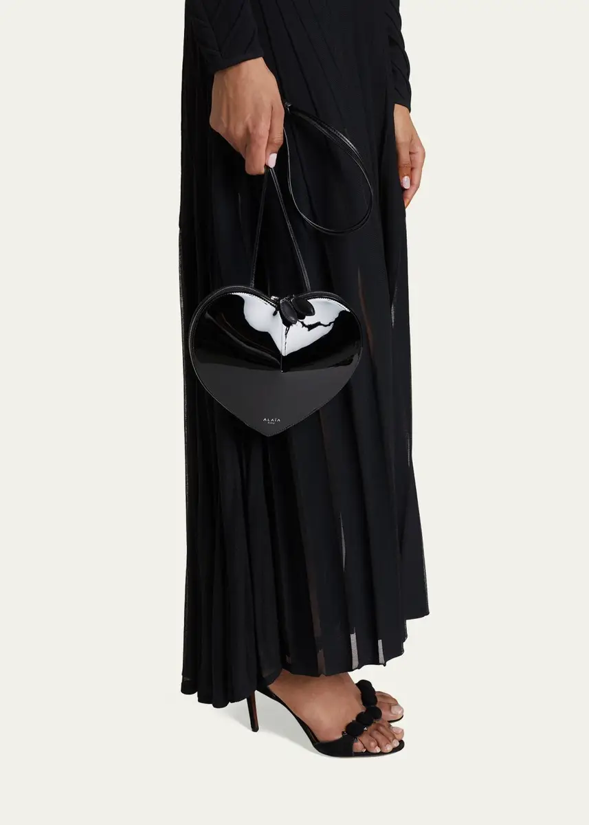 Alaïa Le Coeur Crossbody Bag in Patent Leather | Thumbnail 2 Alaïa Le Coeur Crossbody Bag in Patent Leather | Thumbnail 2