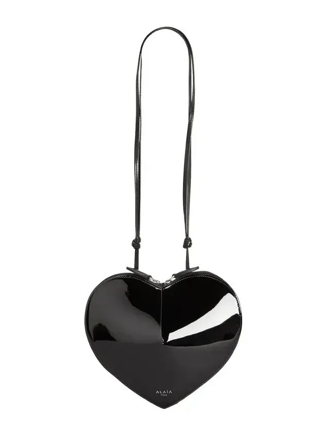 Le Coeur Crossbody Bag in Patent Leather