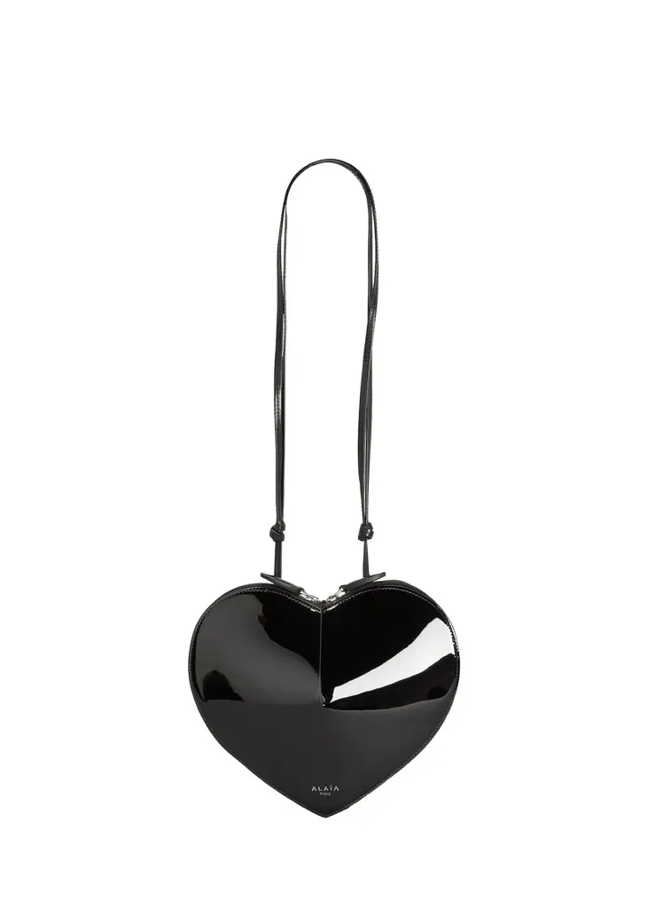 Alaïa Le Coeur Crossbody Bag in Patent Leather | Image 1 Alaïa Le Coeur Crossbody Bag in Patent Leather | Image 1