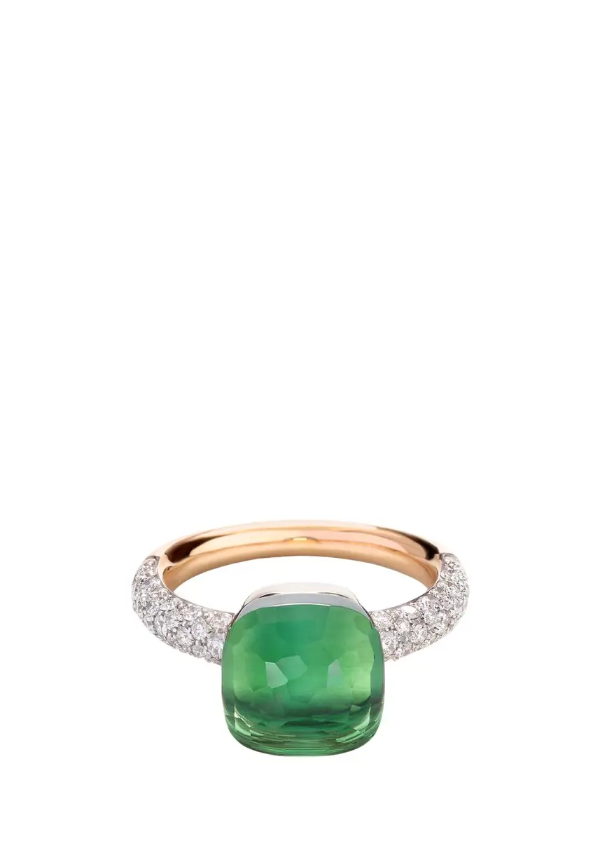Pomellato Nudo Classic Ring with Prasiolite and Green Agate | Thumbnail 3 Pomellato Nudo Classic Ring with Prasiolite and Green Agate | Thumbnail 3