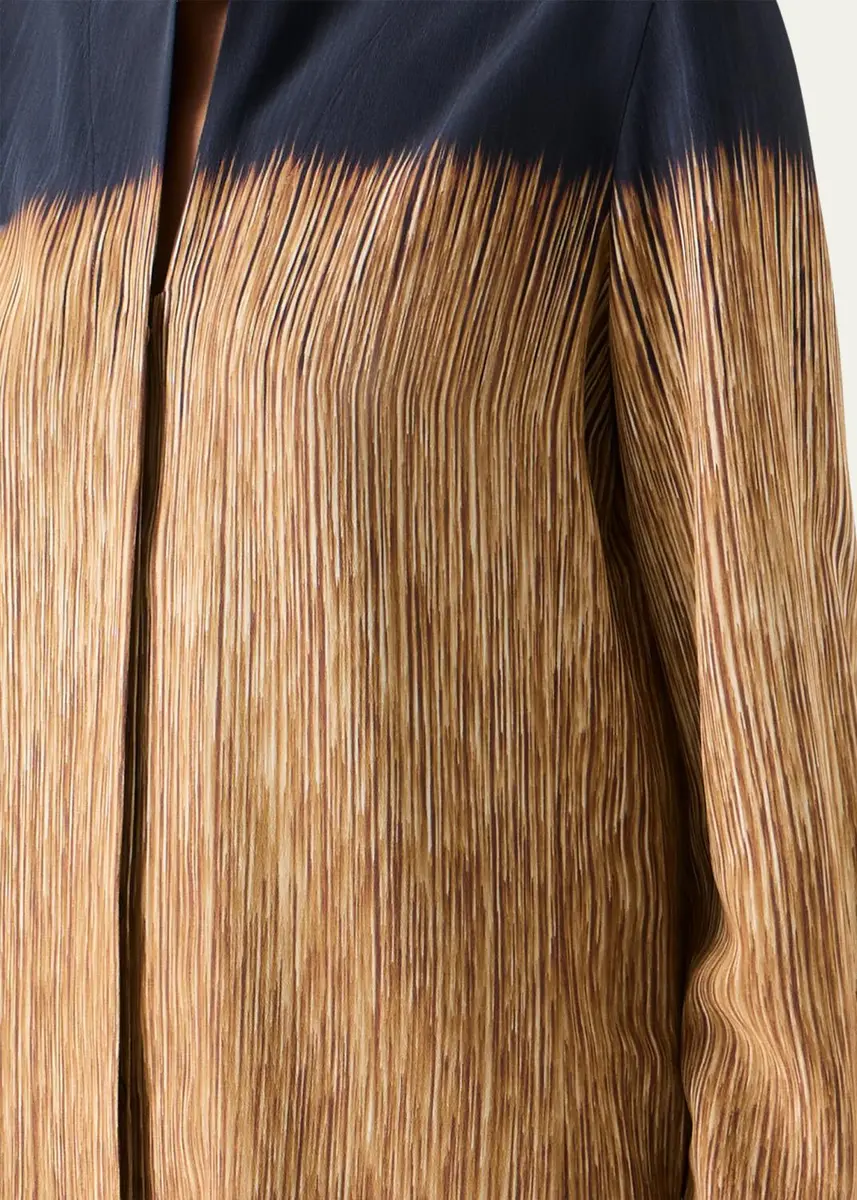 Akris Oro Lienzo Silk Crepe Tunic Blouse | Thumbnail 5 Akris Oro Lienzo Silk Crepe Tunic Blouse | Thumbnail 5