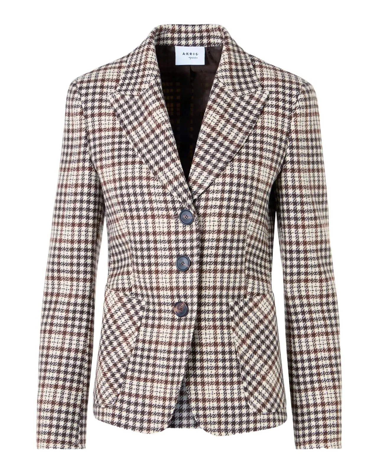 Tweed Check Wool-Blend Blazer Tweed Check Wool-Blend Blazer