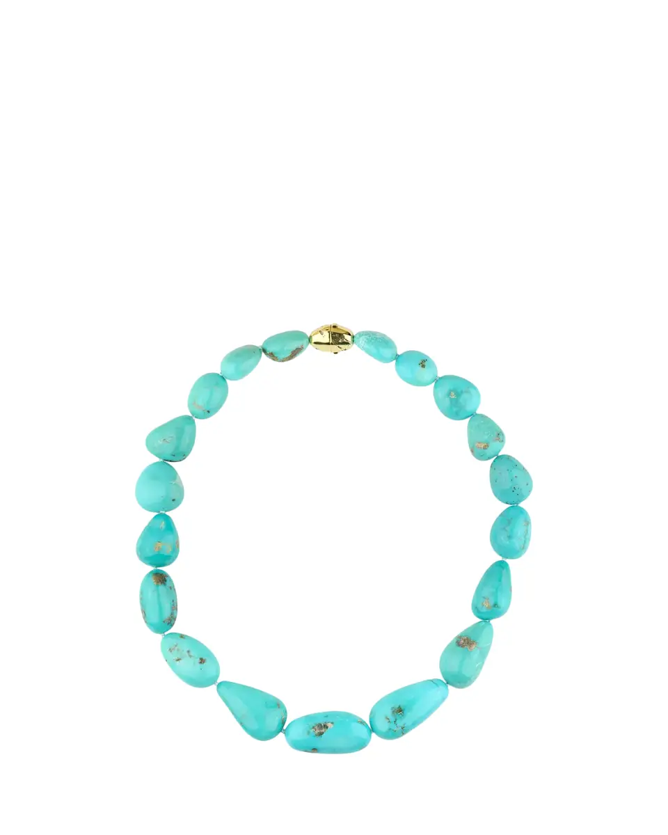 Paul Morelli 18K Yellow Gold Turquoise Large Necklace | Thumbnail 2 Paul Morelli 18K Yellow Gold Turquoise Large Necklace | Thumbnail 2