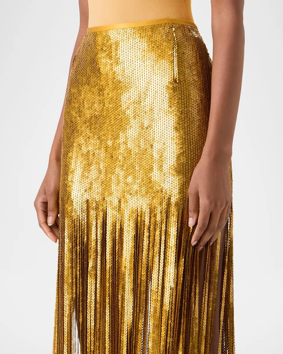 Akris Sequined Fringe Midi Skirt | Thumbnail 5 Akris Sequined Fringe Midi Skirt | Thumbnail 5