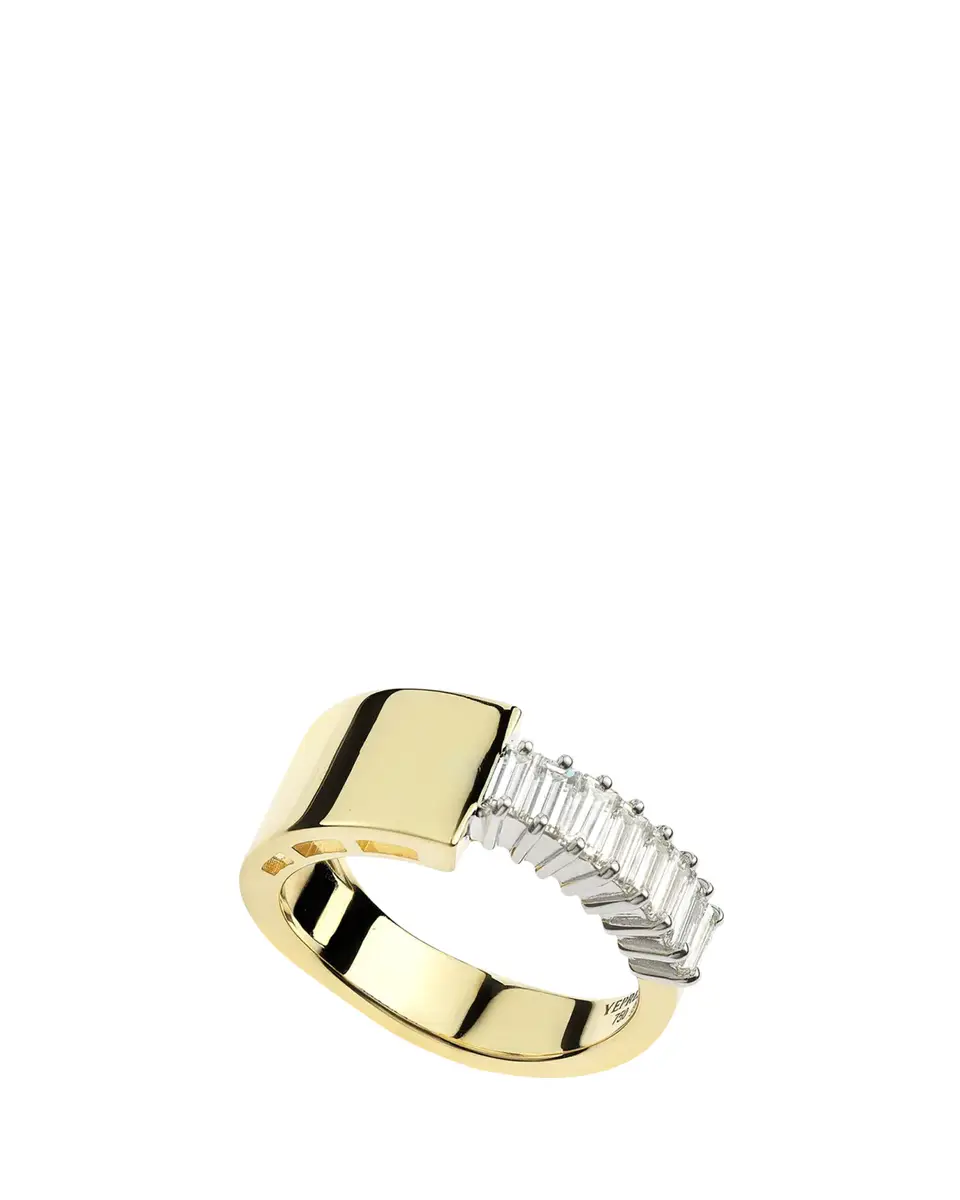 YEPREM Golden Strada Statement Ring | Thumbnail 2 YEPREM Golden Strada Statement Ring | Thumbnail 2