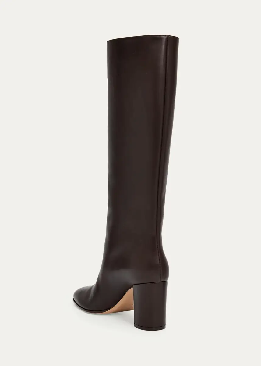 Gianvito Rossi 70mm Nappa Leather Knee-High Boots | Thumbnail 2 Gianvito Rossi 70mm Nappa Leather Knee-High Boots | Thumbnail 2