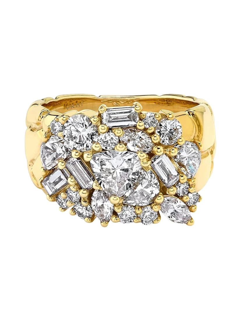 14K Yellow Gold Lab-Grown Diamond Unity Ring, 2.62tcw 14K Yellow Gold Lab-Grown Diamond Unity Ring, 2.62tcw