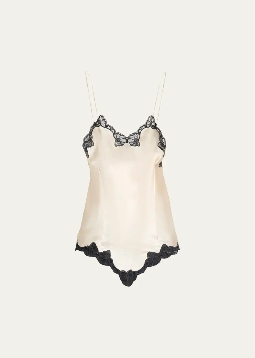 Isabel Marant Amael Lace-Trim Silk Cami Top | Thumbnail 6 Isabel Marant Amael Lace-Trim Silk Cami Top | Thumbnail 6