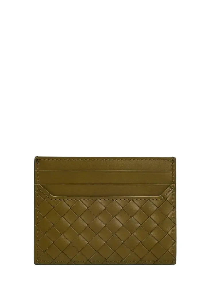 Bottega Veneta Men's Intrecciato Leather Card Holder | Image 1 Bottega Veneta Men's Intrecciato Leather Card Holder | Image 1
