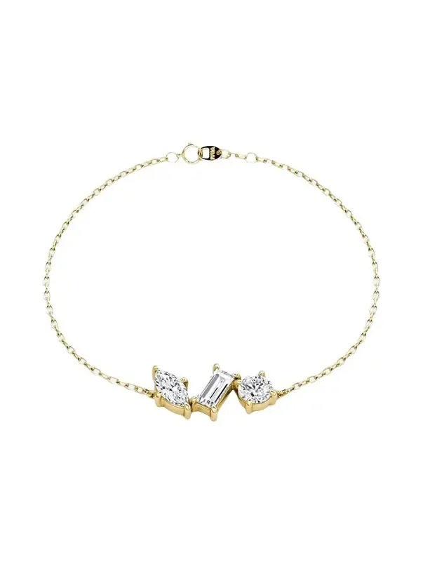 14K Yellow Gold Lab-Grown Diamond Orion Bracelet, 0.9tcw