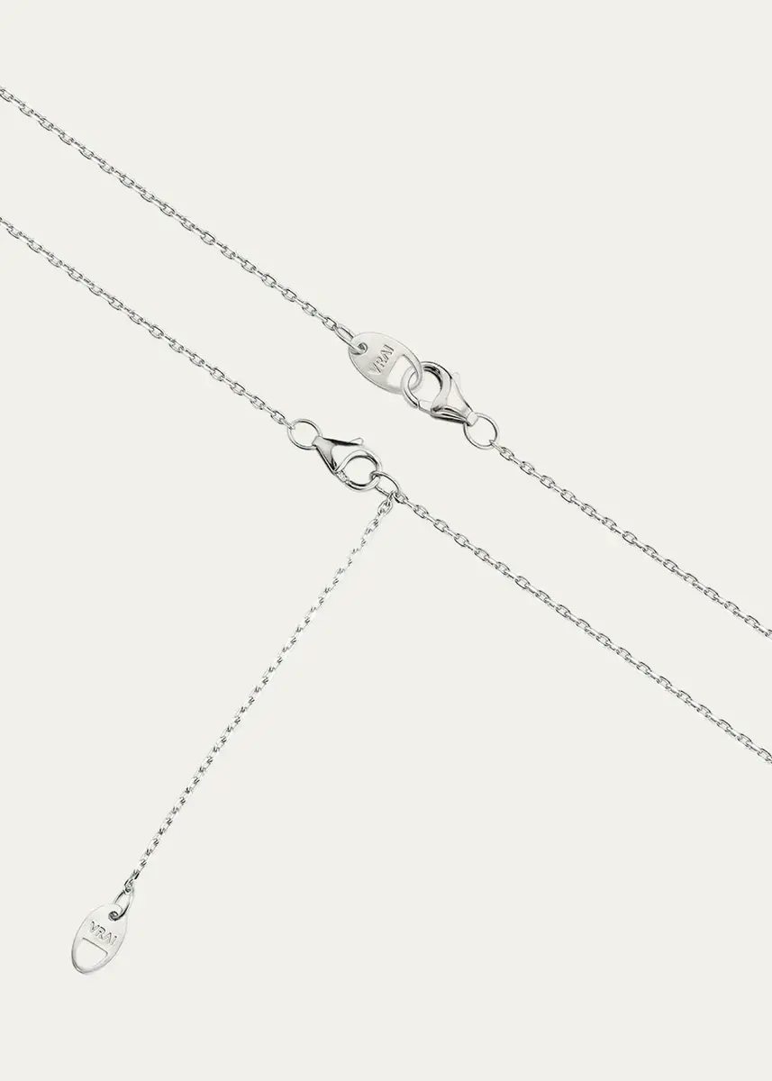 VRAI 14K White Gold Lab-Grown Diamond Single Pear Pendant Necklace | Thumbnail 4 VRAI 14K White Gold Lab-Grown Diamond Single Pear Pendant Necklace | Thumbnail 4