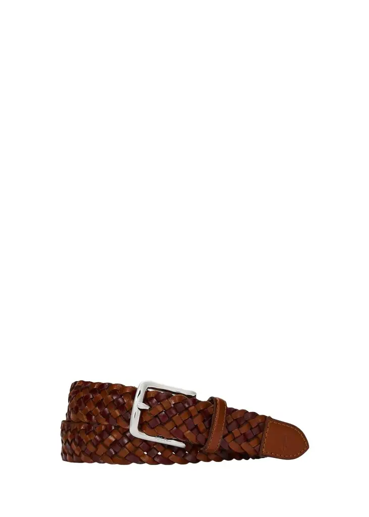 Polo Ralph Lauren Men's Westend Braided Leather Belt