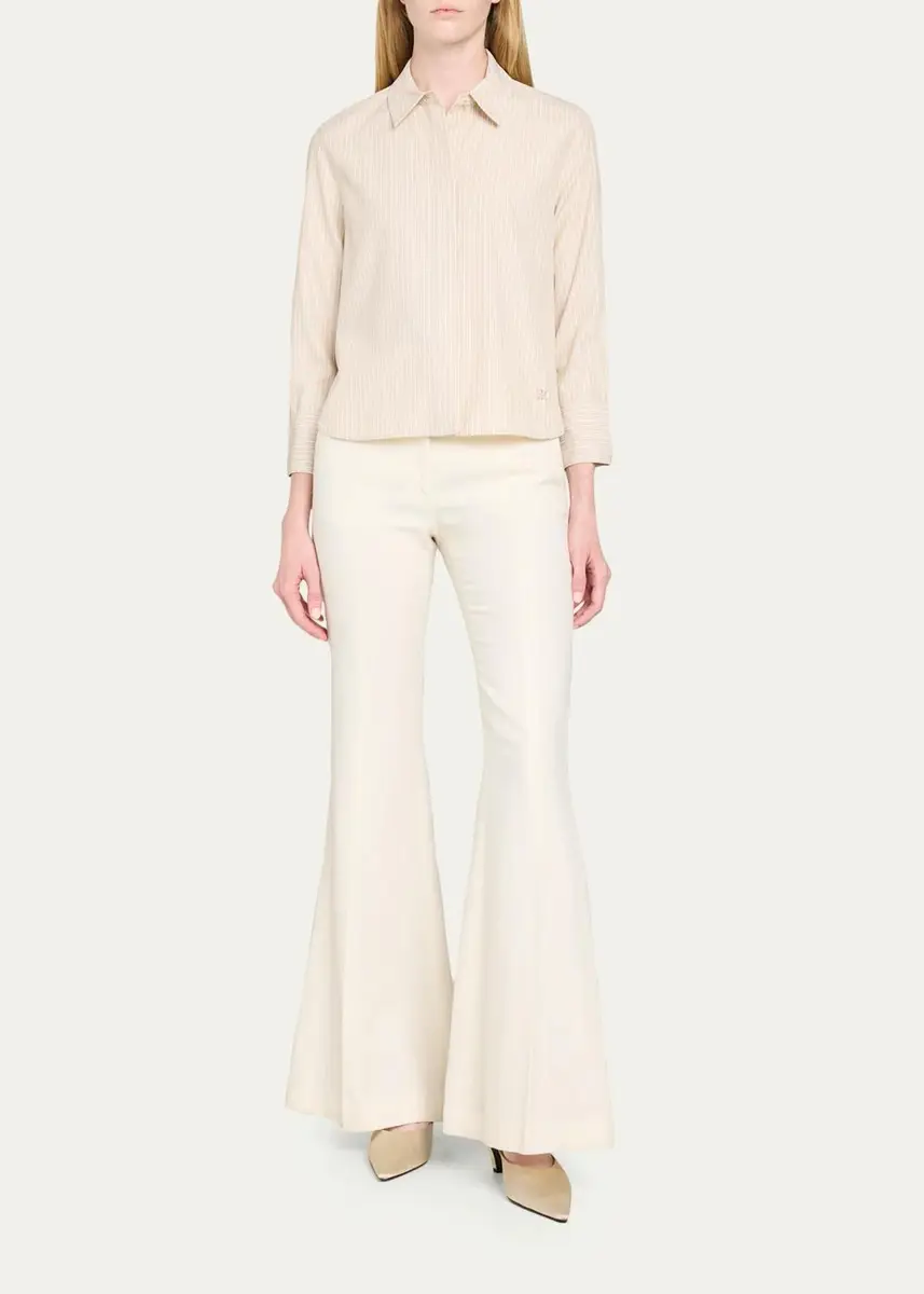Kobi Halperin Alexie Striped Button-Front Blouse | Thumbnail 2